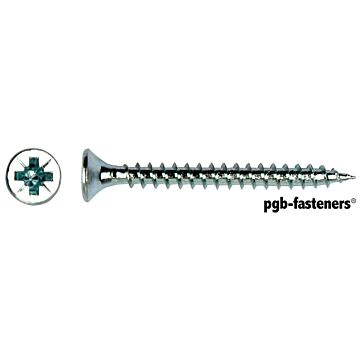 PGB Spaanplaatschroef verzinkt 3,5x16 mm.