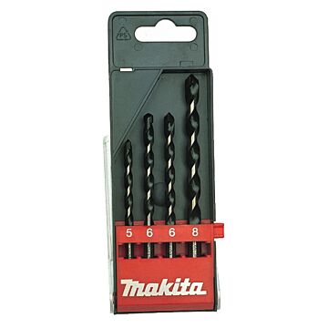 Makita P-10182 Borenset "beton" 4-delig