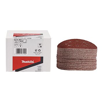 Makita P-43620 Schuurschijf 125mm K40 Red Velcro