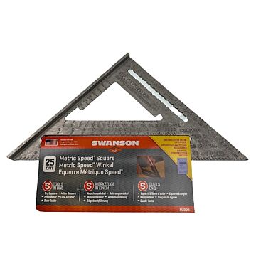 Swanson Timmermans meetdriehoek - metric Speedsquare aluminium.