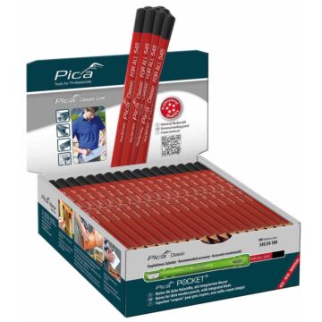Pica Pica 100st 545/24 Universeel Potlood 23cm, display