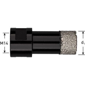 Rotec ROTEC Graniet tegelboorkroon M14 opname  6 mm PREMIUM