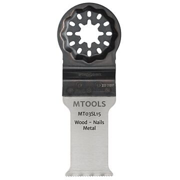 Mtools Multitool invalzaagblad Bi-metaal 19tpi 28x55mm. Starlock MT03SL15