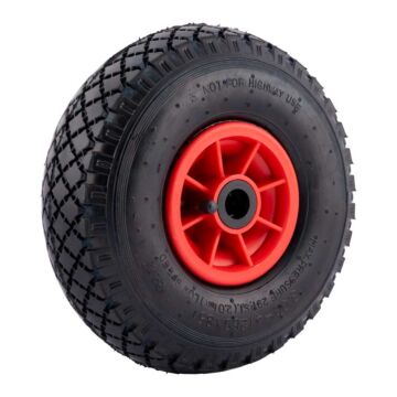 Steekwagenwiel 260mm,  as 20mm