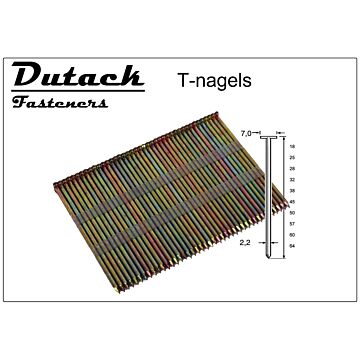 Dutack Fasteners T-nagel 18mm gegalvaniseerd