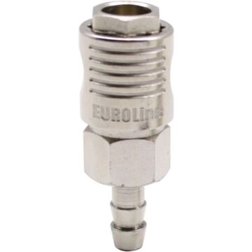 Universele snelkoppeling / luchtkoppeling met 10 mm slangtule