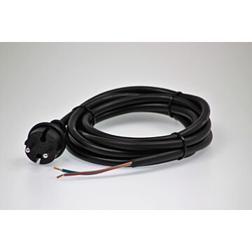 VERVANGINGSSNOER NEOPREEN 2x1.5mm² , NETSNOER, 3MTR