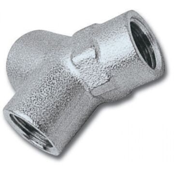 Y-stuk messing 3x 1/4"F persluchtfitting  