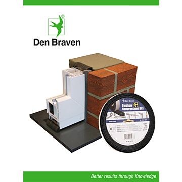 Zwaluw Compress Band BG1 Antraciet 1,5-2,5 mm.