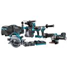 Makita DK0128G601 40 V Max Combiset boren, (slag)schroeven, slijpen en zagen