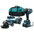 Makita DK0139G202 40 V Max Combiset voor slijpen en bevestigen