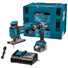 Makita DLX2355TJ 18 V Combiset voor boor- en schroefwerk en zagen