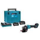 Makita GA005GU201 XGT 40 V Max Haakse slijper 125 mm