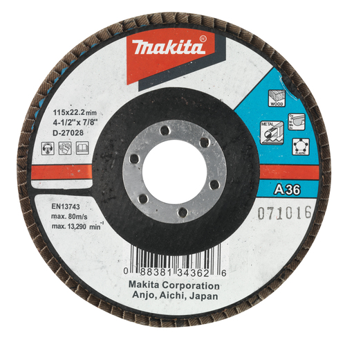 Makita D-27040 Lamellenschuurschijf 115 A60 | Mtools
