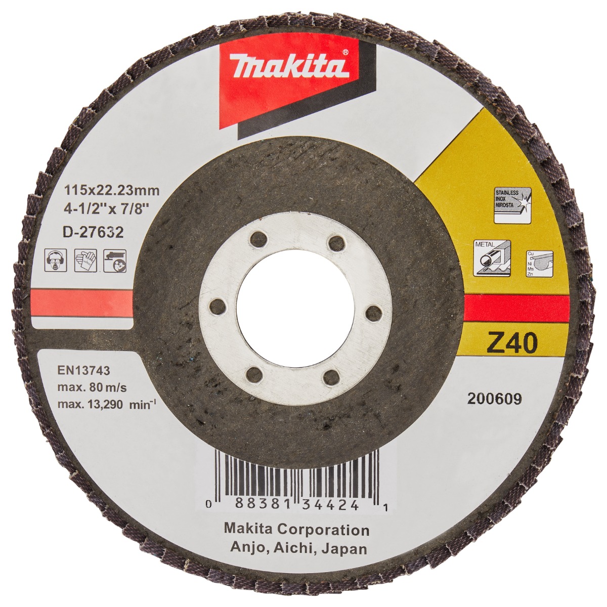 Makita D-27632 Lamellenschijf 115mm Z40 | Mtools