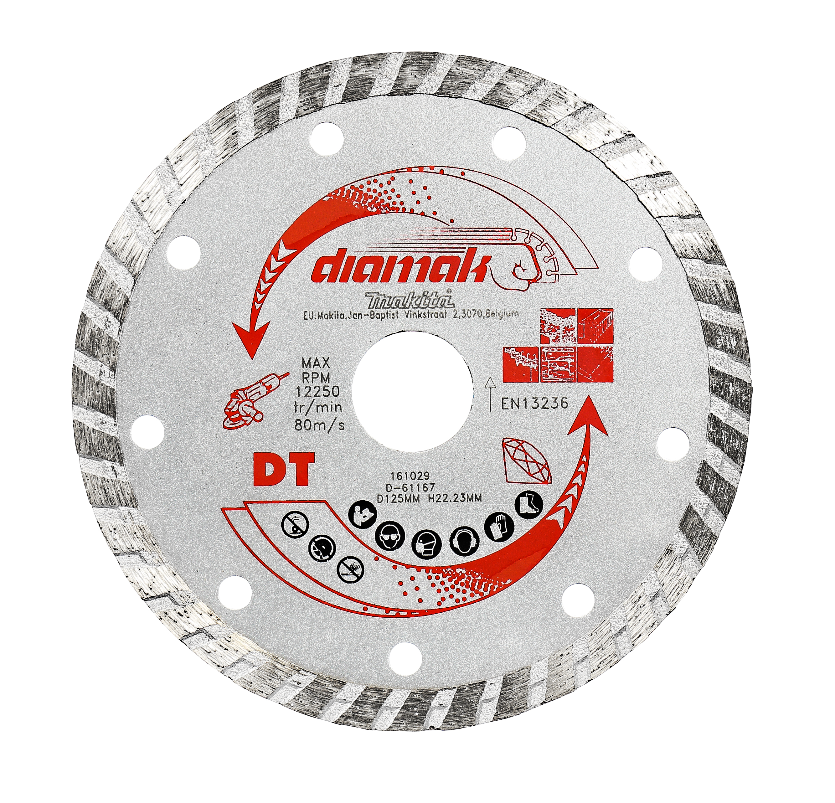 Makita D-61151 Diamantschijf 115x22,23x2,2mm | Mtools