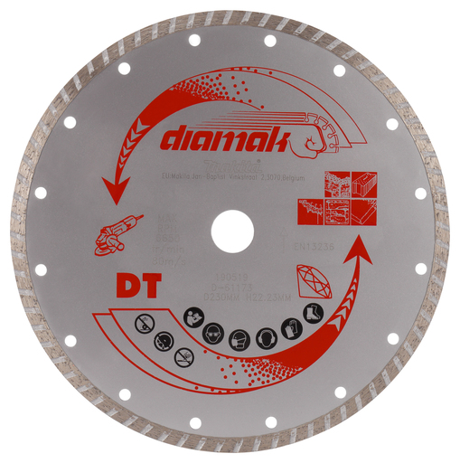 Makita D-61173 Diamantschijf 230x22,23x3,0mm | Mtools