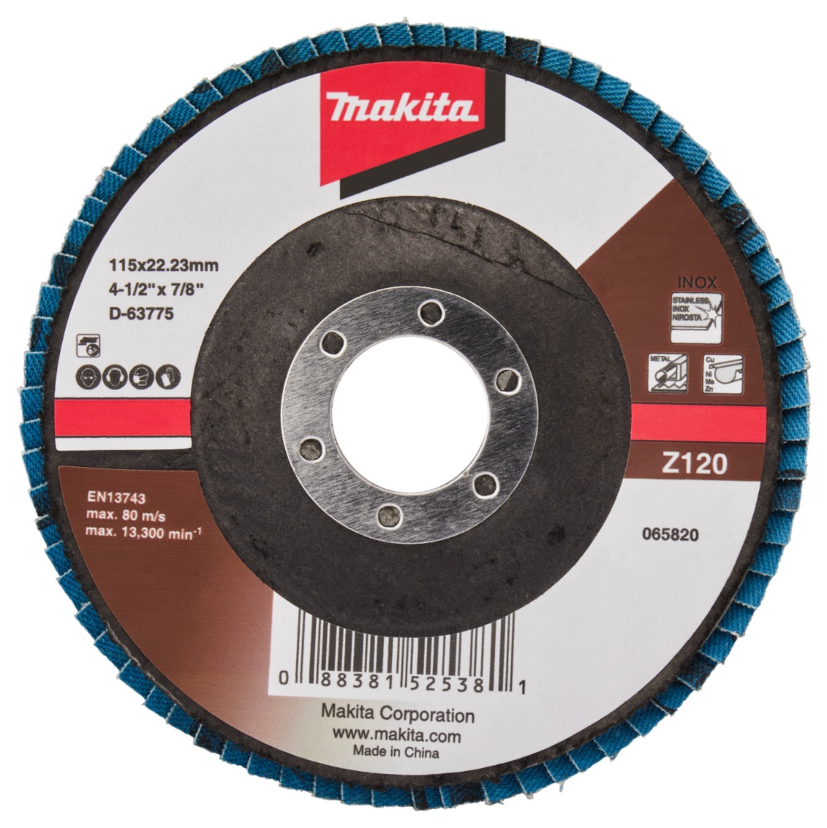 Makita D-63775-10 Lamellenschijf 115mm Z120 | Mtools