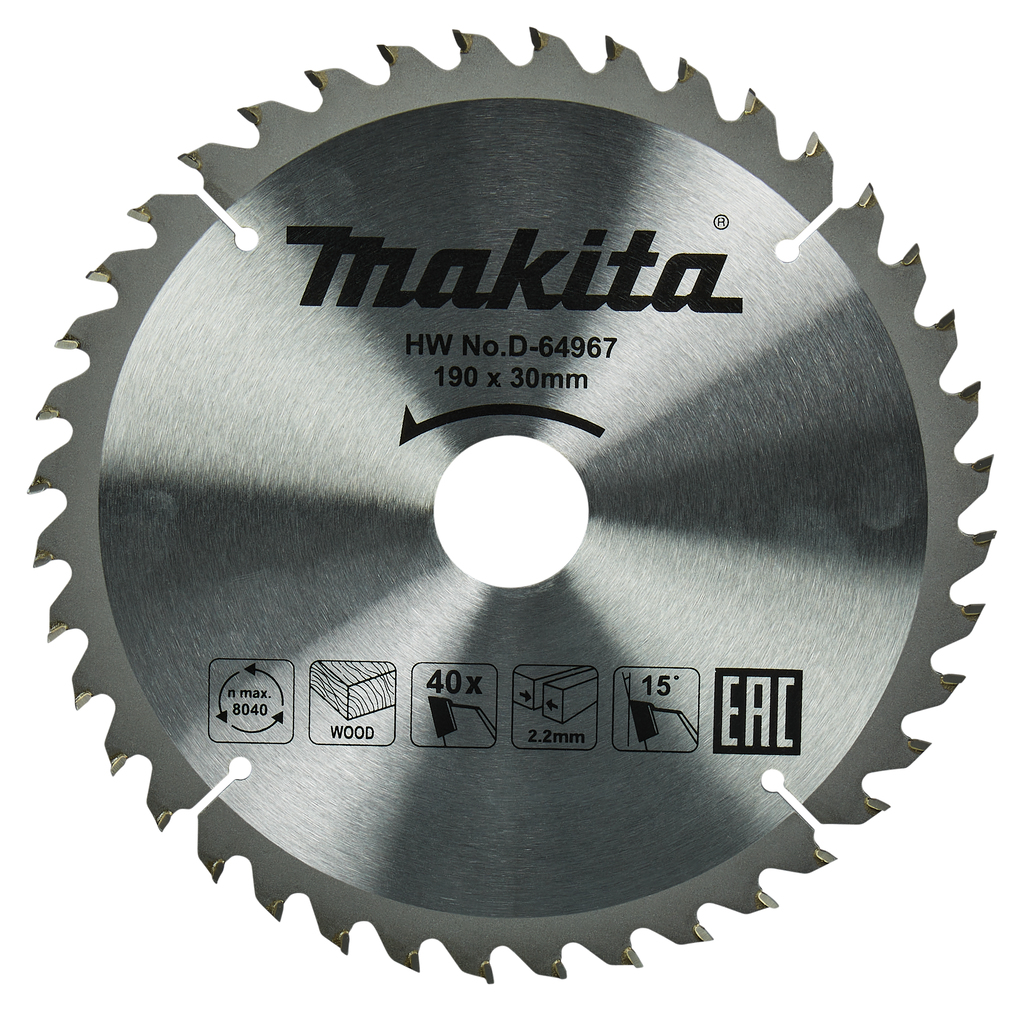 Makita D-64967 Cirkelzaagblad Hout | Mtools