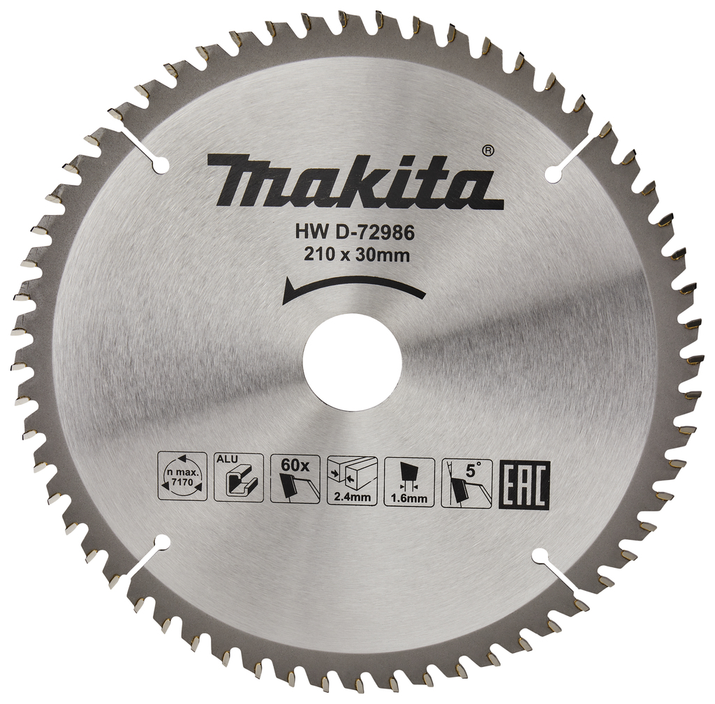 Makita D-72986 Cirkelzaagblad Aluminium | Mtools