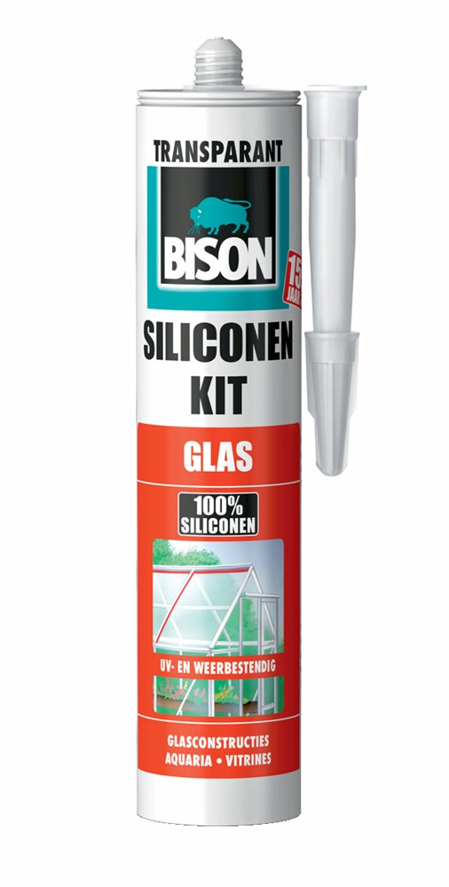 Bison Siliconekit Glas Transparant 300ml | Mtools
