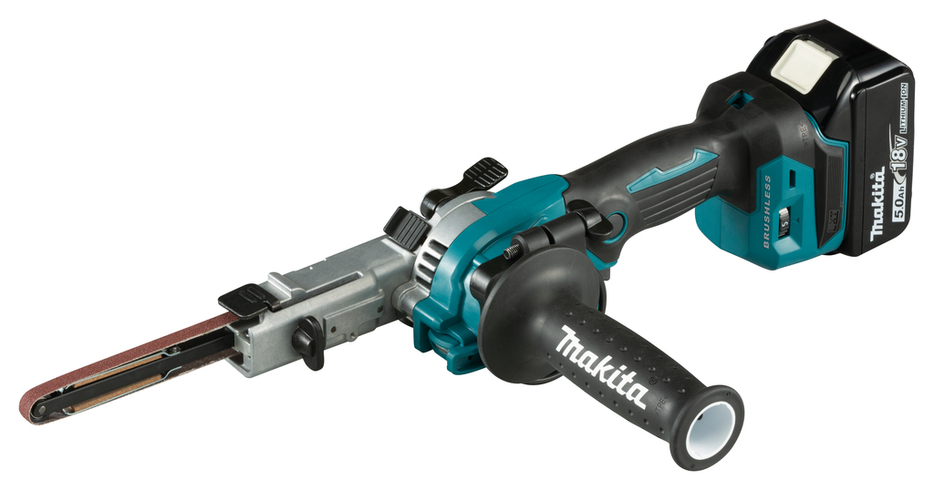 Makita DBS180RTJ 18 V Stripschuurmachine 9 mm | Mtools met grote korting