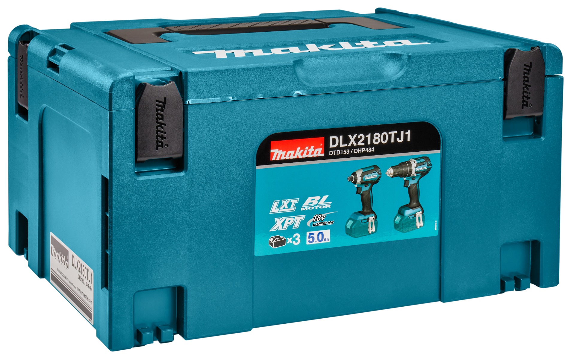 Makita DLX2180TJ1 18 V Combiset voor allround (klop)boor- en (slag)schroefklussen | Mtools