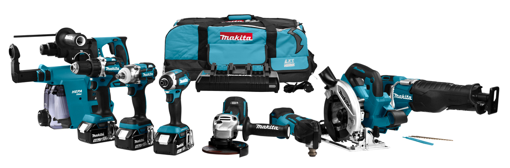 Makita DLX8026TW1 18 V Combiset voor (slag)schroeven, (klop)boren, slijpen, zagen en monteren met multitool | Mtools met grote korting