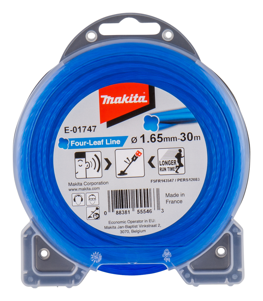 Makita E-01747 Maaidraad 1,65x30 meter blauw | Mtools