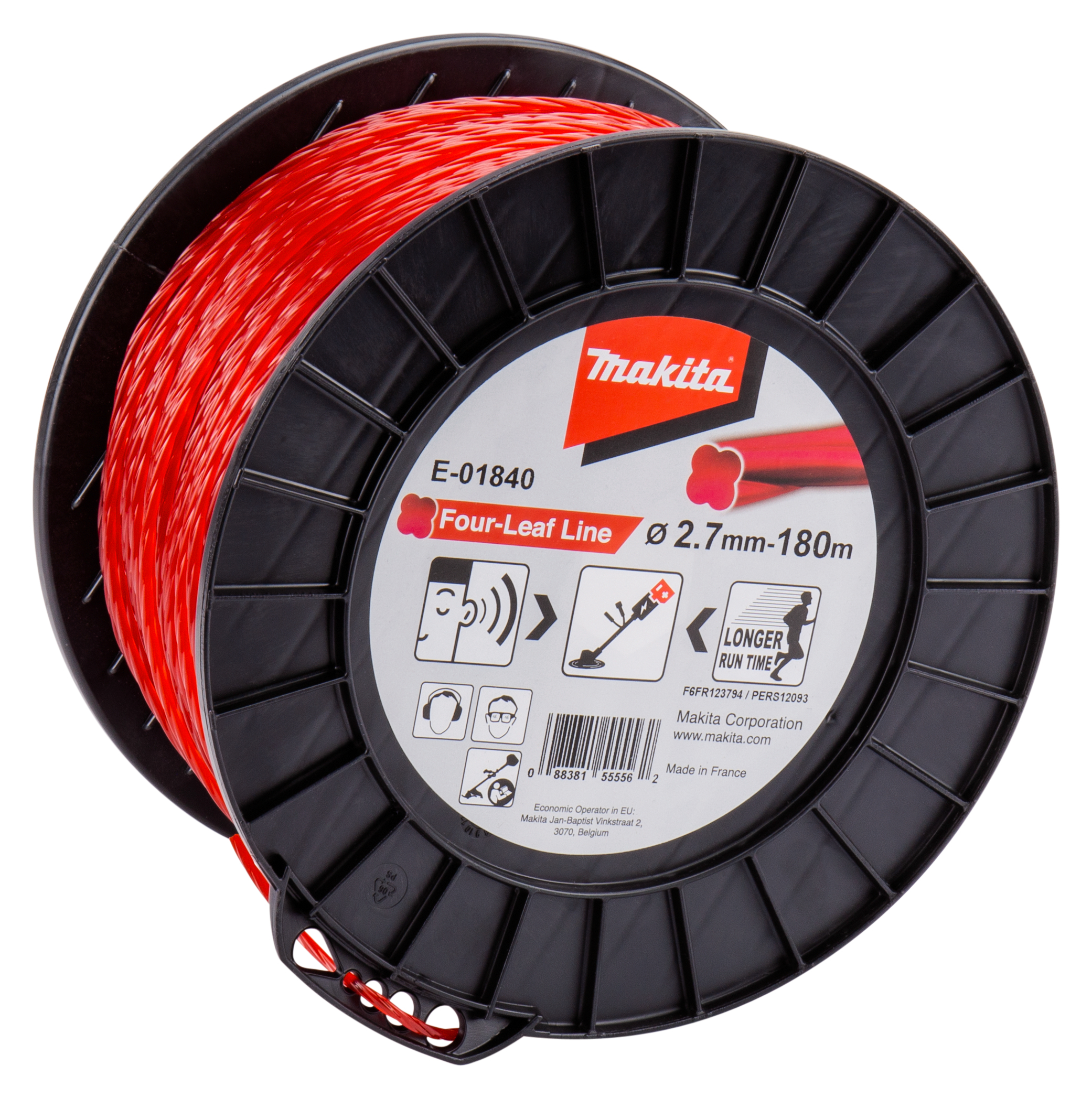 Makita E-01840 Maaidraad 2,7x180mtr rood | Mtools