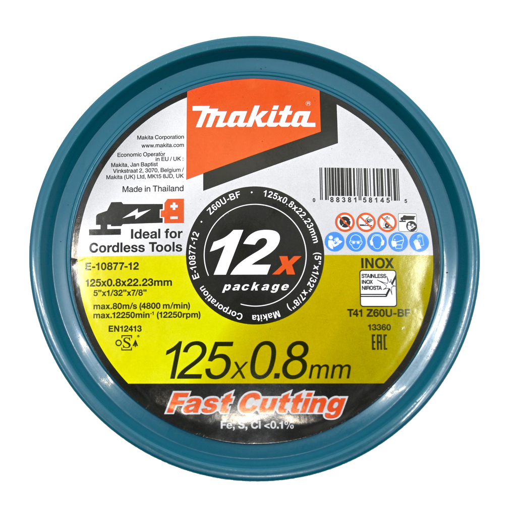 Makita E-10877-12 Doorslijpschijf RVS | Mtools