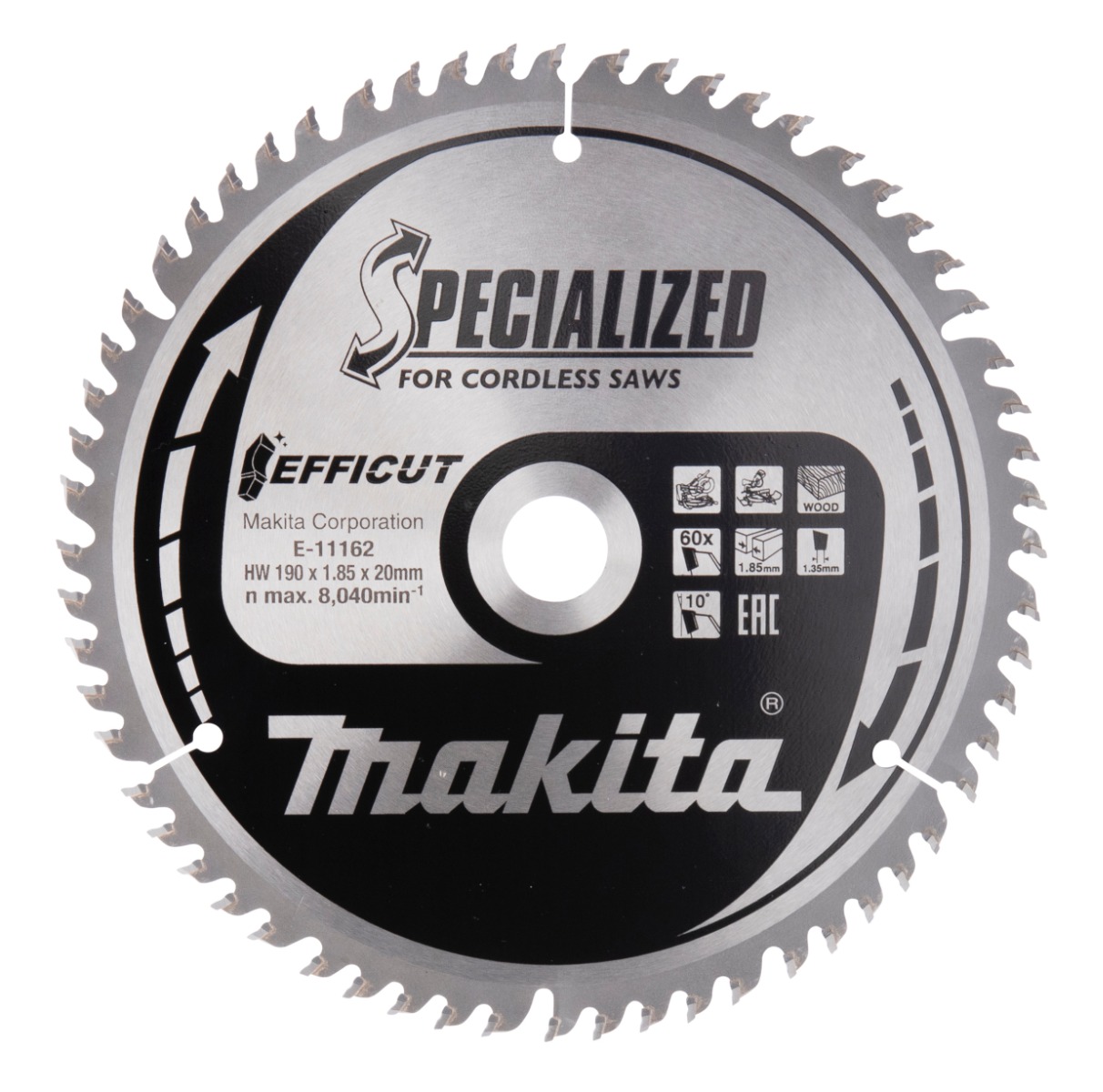 Makita E-11162 Afkortzaagblad Hout | Mtools