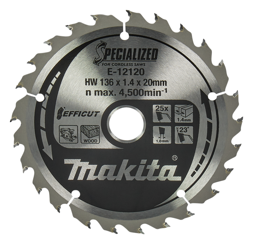 Makita E-12120 Cirkelzaagblad Hout | Mtools