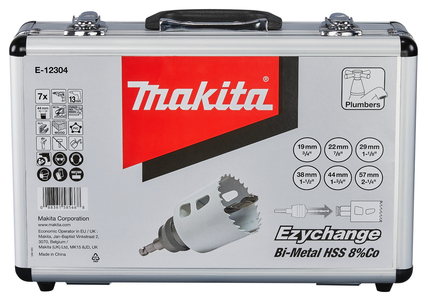 Makita E-12304 Gatzaagset 7-delig snelwissel 19-57mm | Mtools
