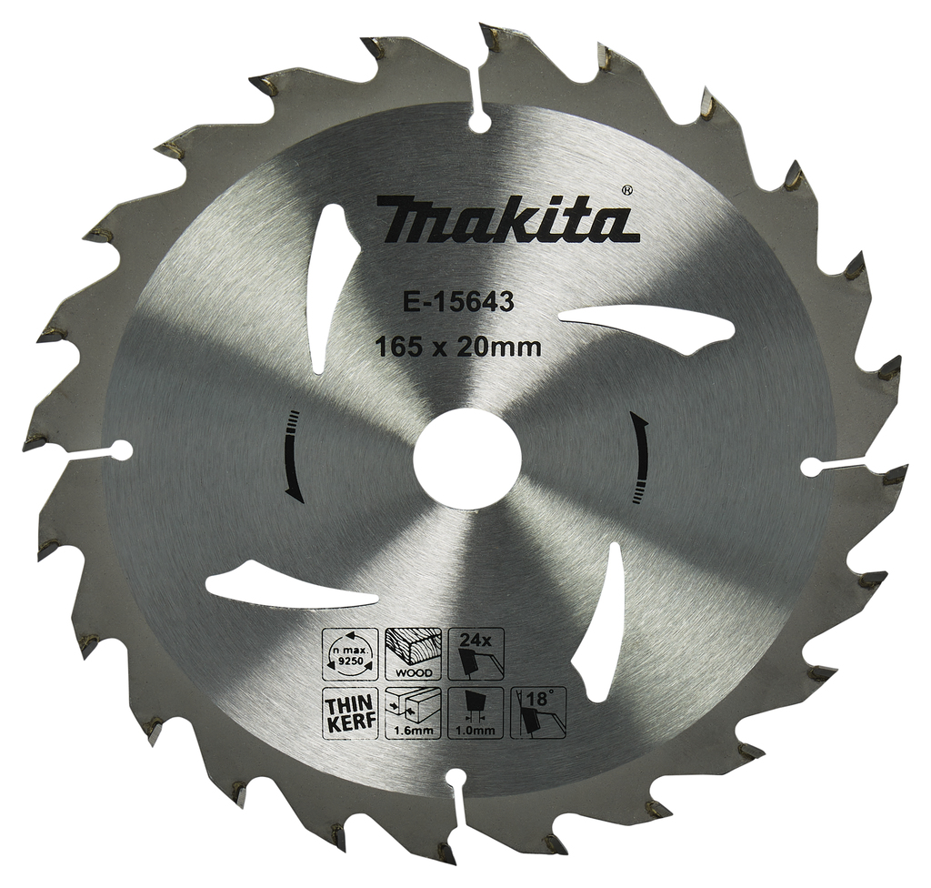 Makita E-15643 Cirkelzaagblad Hout | Mtools