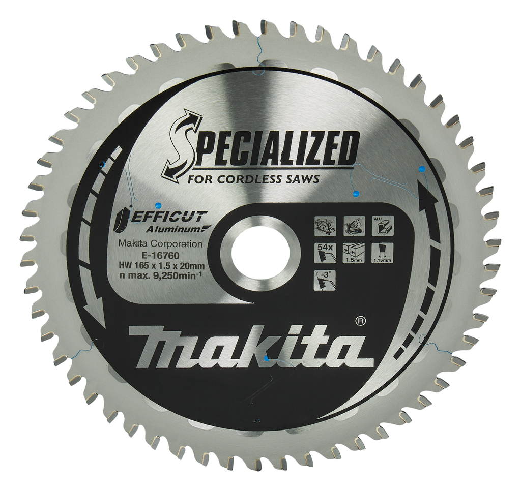 Makita E-16760 Afkort- en cirkelzaagblad Aluminium | Mtools