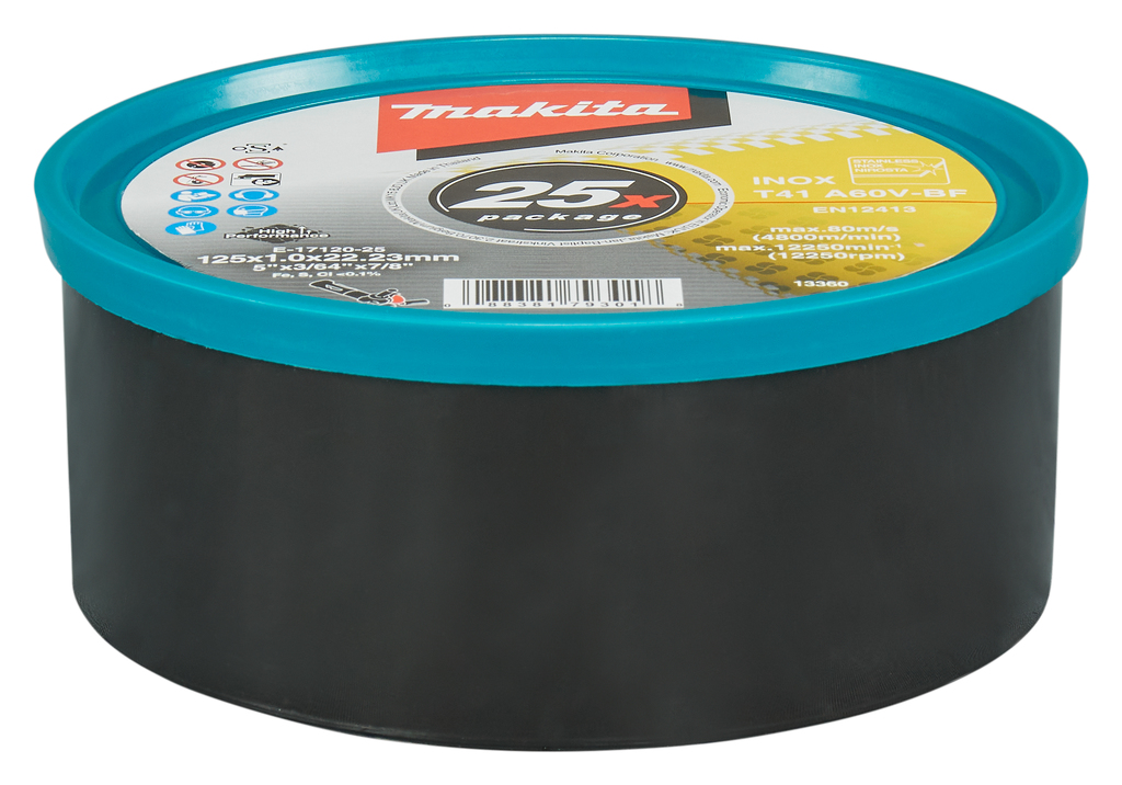 Makita E-17120-25 Doorslijpschijf RVS A60V | Mtools