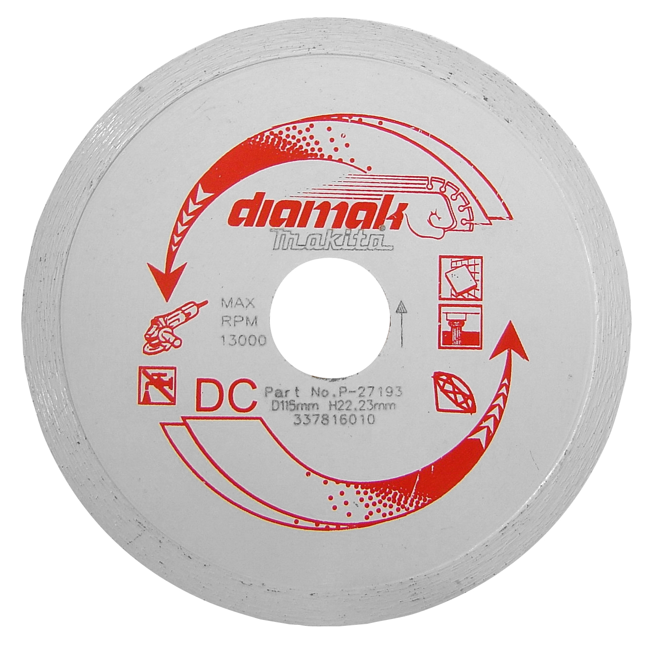 Makita P-27246 Diamantschijf 230x22,2mm | Mtools
