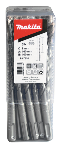 Makita B-46539-10 P2S:SDS-PLUS boor 8x110mm 10st | Mtools