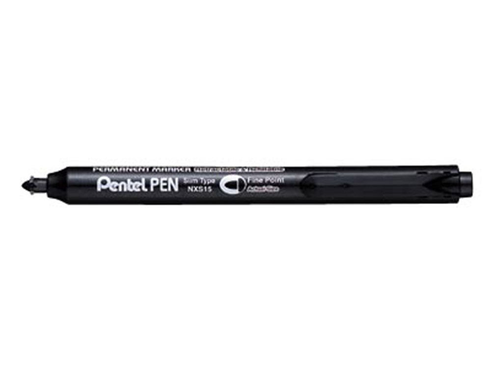 Pentel Markeerstift, permanent marker NXS15 Zwart | Mtools