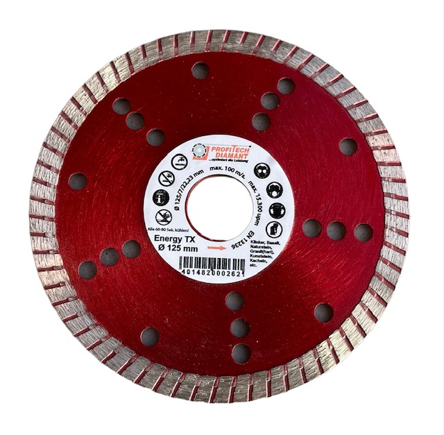 ProfiTech Diamantschijf 125mm Energy-TX | Mtools