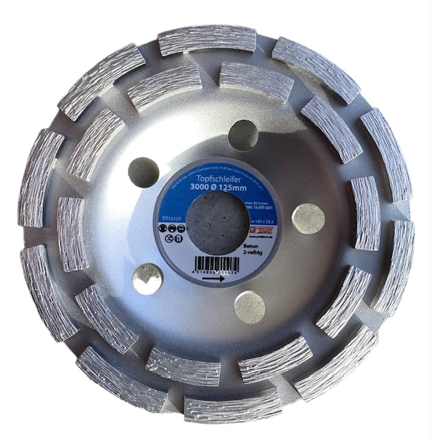 ProfiTech Komschijf dubbel rijig 125 / 22,23