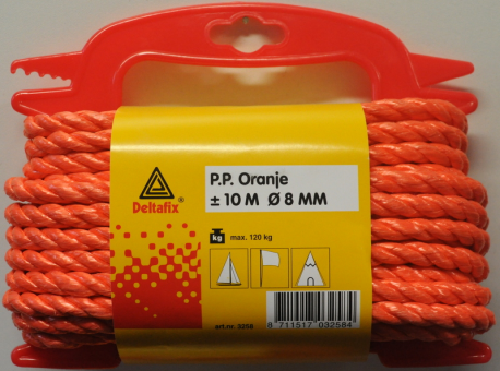 POLYPROPEEN HASPEL ORANJE 10 M 10 MM | Mtools