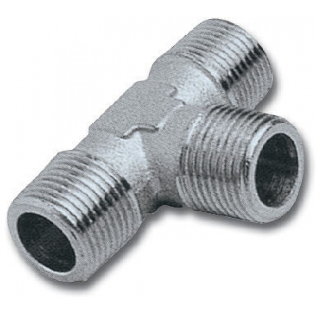 T-stuk messing 3x 3/8"M | Mtools
