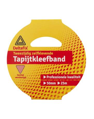 DUBBELZIJDIGE TAPIJTTAPE, TAPIJTKLEEFBAND 25M. 50MM | Mtools