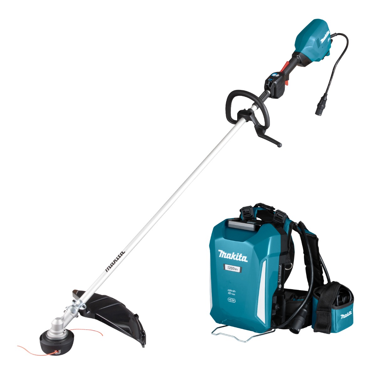 Makita UR201CX1 36 V Bosmaaier connector type D-greep | Mtools met grote korting
