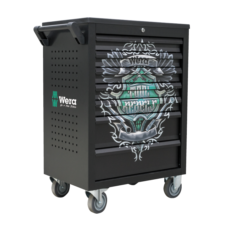 WERA Gereedschapswagen TOOL-REBEL , 7 laden. | Mtools
