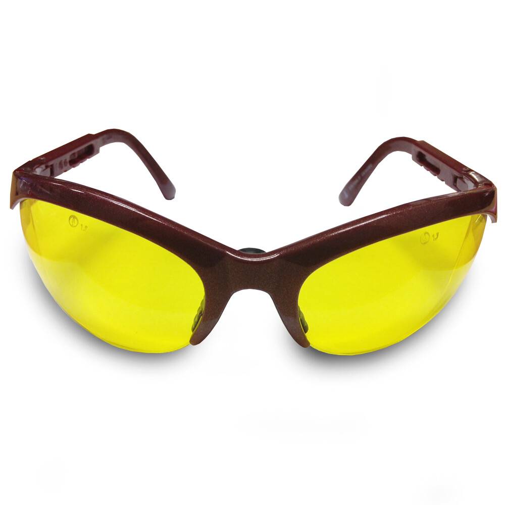 Veiligheidsbril JSP Stealth Maroon gele lens | Mtools