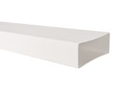 Ventilatiekanaal wit 220x90 mm.