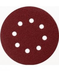 Schuurschijf 125 mm red velcro